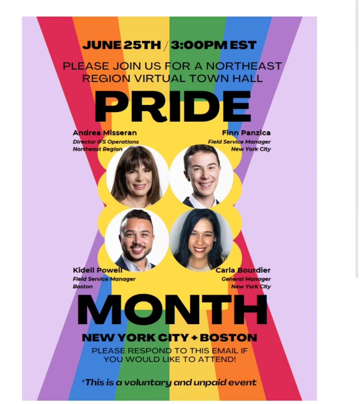 Pride Month Town Hall Leadership